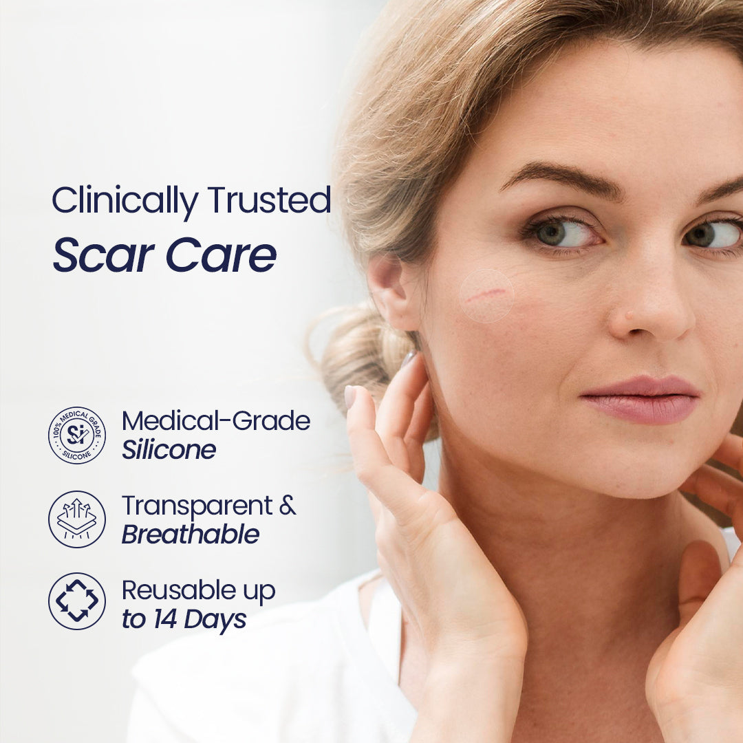 ScarFix+ | Transparent Silicone Scar Plasters for Surgery, Acne & Stretch Marks My Store