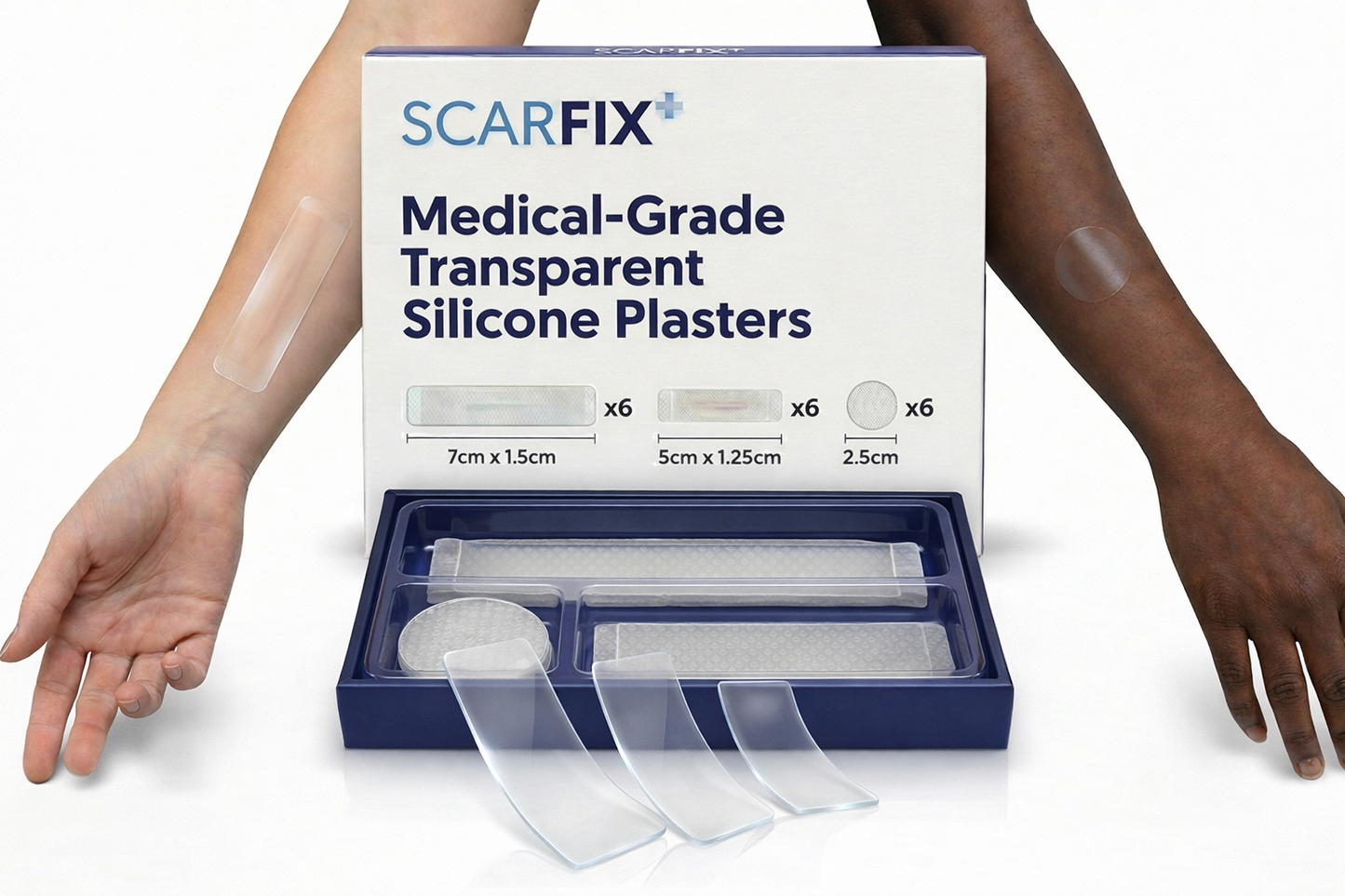 ScarFix+ | Transparent Silicone Scar Plasters for Surgery, Acne & Stretch Marks My Store